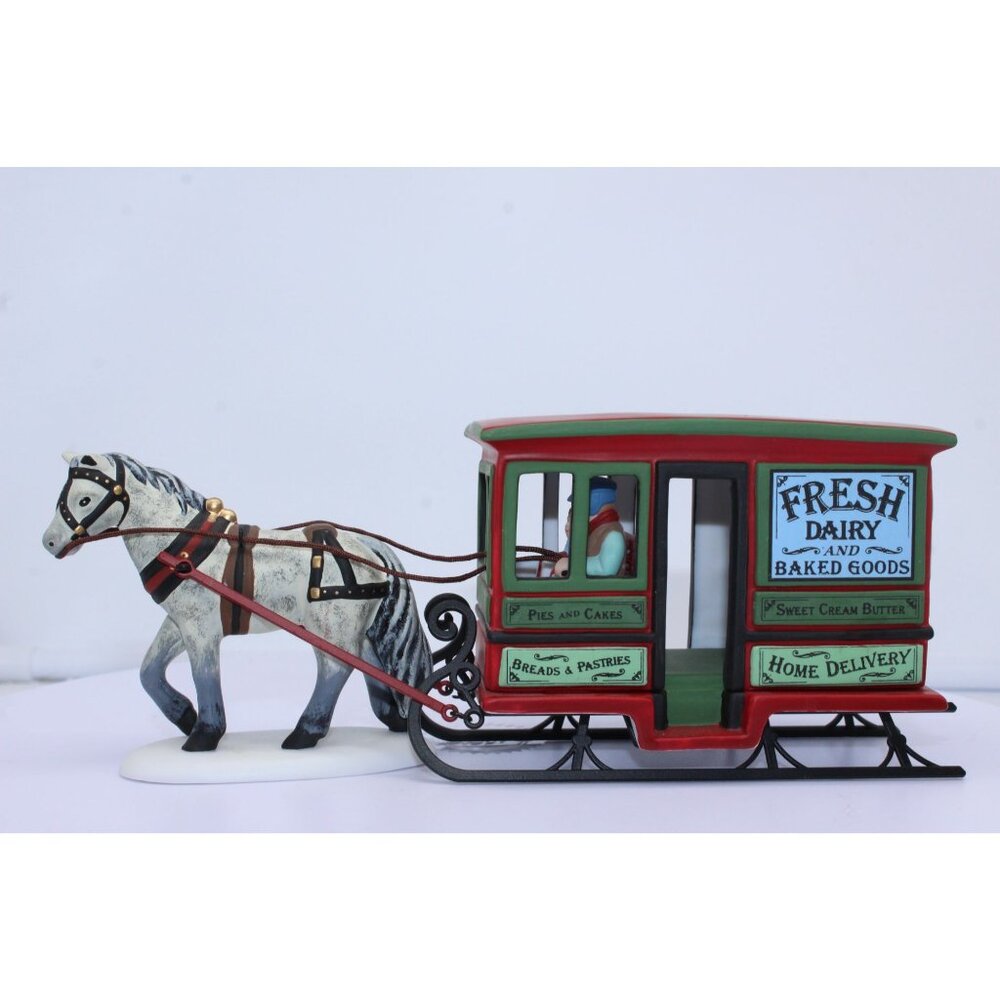 Dept 56 New England Village - Dairy Delivery Sleigh